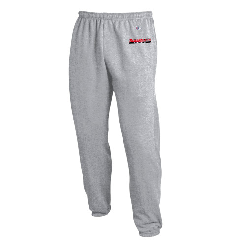  Champion Heather Grey Banded Bottom Sweatpants - Rensselaer Engineers