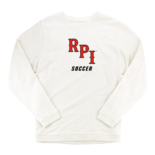 RPI Boxercraft Womens Cream Corded Crew