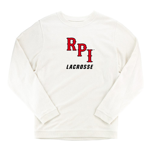  Boxercraft Womens Cream Corded Crew - Lacrosse