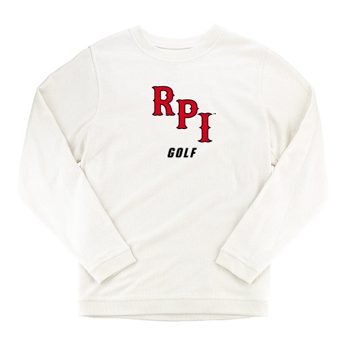  Boxercraft Womens Cream Corded Crew - Golf