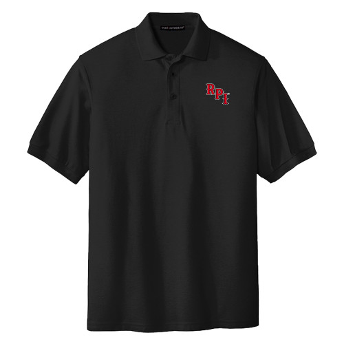  Extended Black Silk Touch Polo - RPI