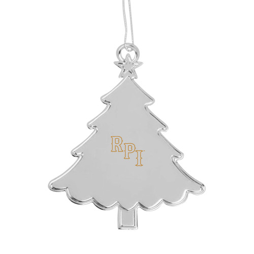  Silver Tree Ornament - RPI Engraved