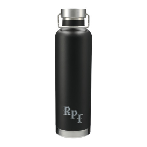  Thor Copper Vacuum Insulated Black Bottle 32oz - RPI Engraved
