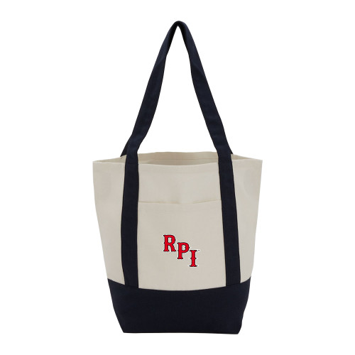  Mini Black Recycled 8oz Cotton Canvas Tote - RPI