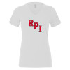 Thumbnail image for  Bella + Canvas Womens White V Neck Cotton T Shirt