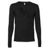 Thumbnail image for  Bella + Canvas Black Jersey Cotton Long Sleeve T Shirt