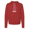 Thumbnail image for  Bella + Canvas Red Fleece Hood