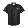 Thumbnail image for  Black Twill Button Down Short Sleeve