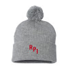 Thumbnail image for  Sportsman Heather Grey Pom Pom Cuffed Beanie