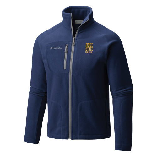 Rose State Columbia Navy Full Zip Fleece Jacket