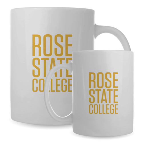 Rose State Full Color White Mug 15oz