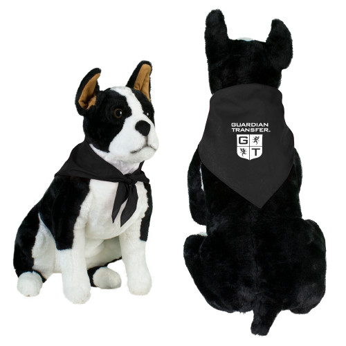 Black Pet Bandana-Guardian Transfer Vertical