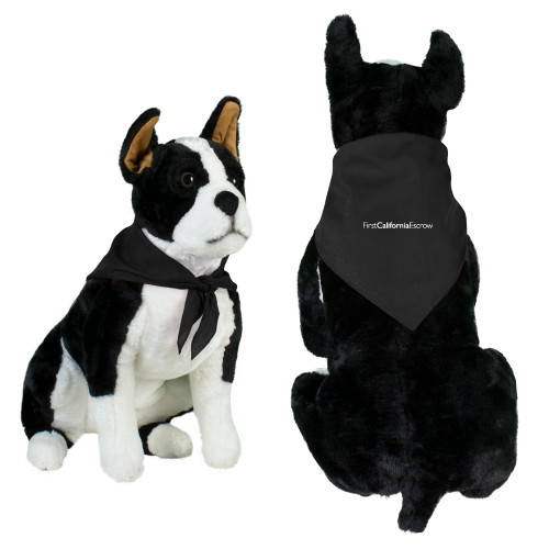 Black Pet Bandana-First California Escrow
