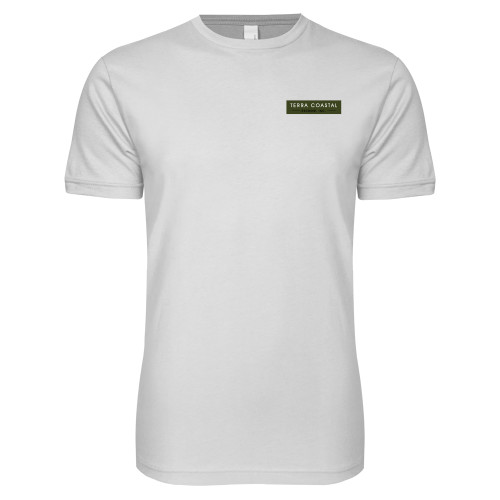Next Level White SoftStyle T Shirt-Terra Coastal Escrow