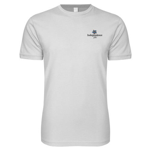 Next Level White SoftStyle T Shirt-Independence Title