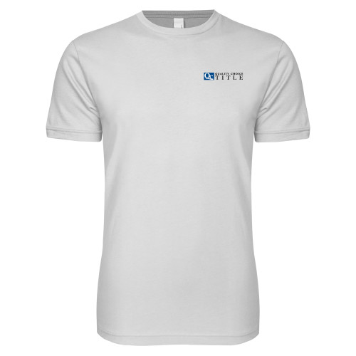 Next Level White SoftStyle T Shirt-Quality Choice Title