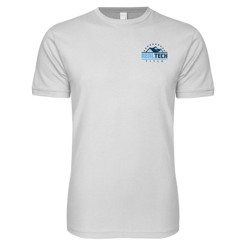 Next Level White SoftStyle T Shirt-Real Tech Title