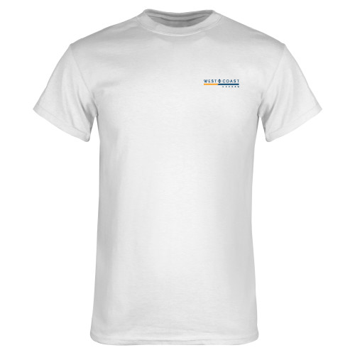 White T Shirt-West Coast Escrow Horizontal
