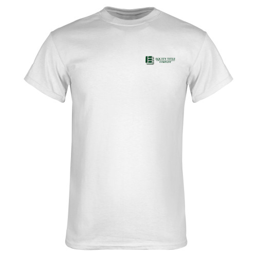 White T Shirt-Equity Title Company
