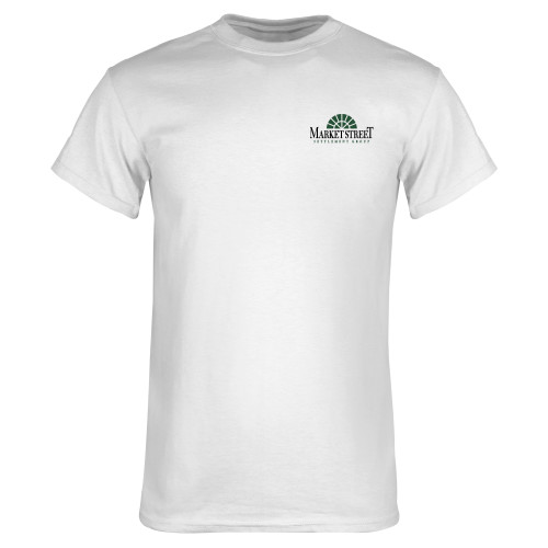 White T Shirt-Market Street Settlement Group