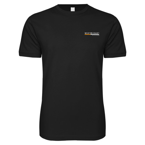 Next Level Black SoftStyle T Shirt-West Coast Escrow Horizontal