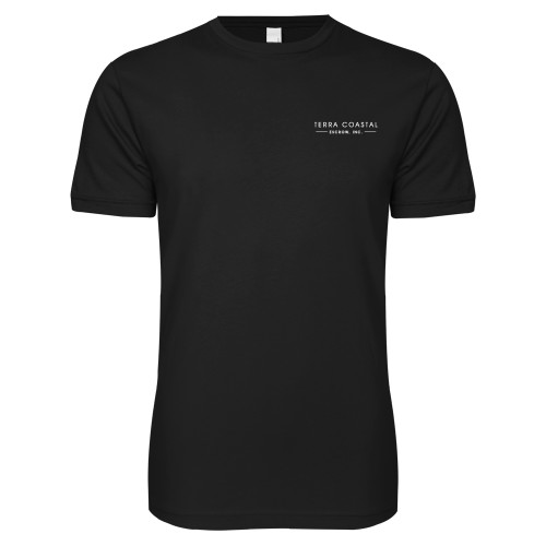 Next Level Black SoftStyle T Shirt-Terra Coastal Escrow