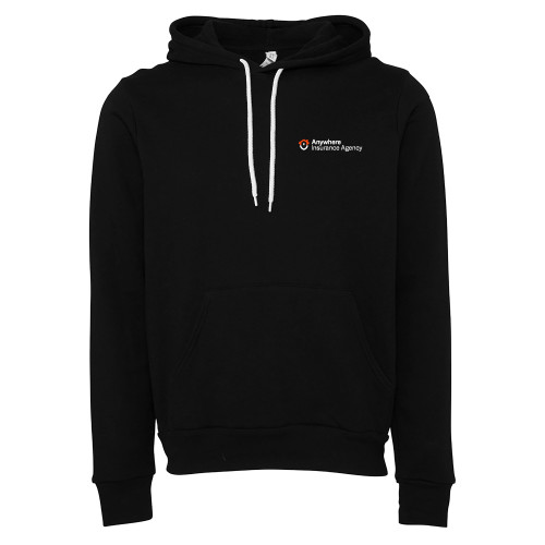Bella + Canvas Black Fleece Hood-Anywhere Insurance Agency