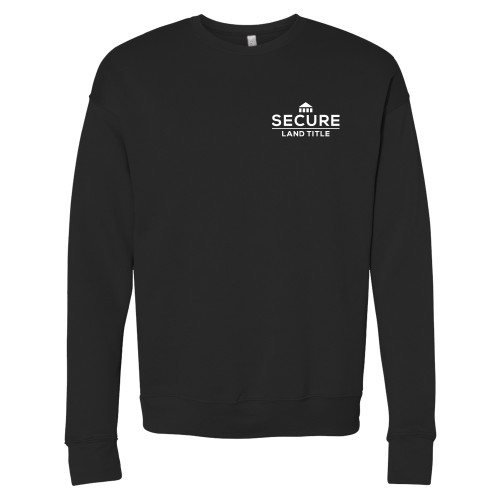 Bella + Canvas Black Fleece Crew-Secure Land Title