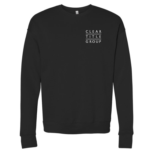 Bella + Canvas Black Fleece Crew-Clear Title Group