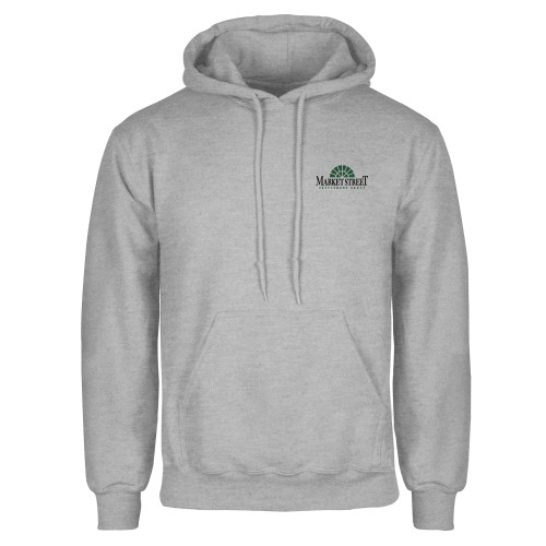 Grey Fleece Hoodie-Market Street Settlement Group