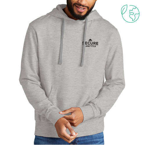 Allmade Light Grey Organic French Terry Pullover Hoodie-Secure Land Title