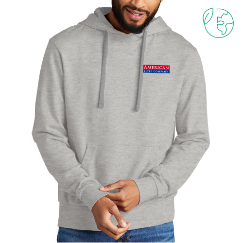 Allmade Light Grey Organic French Terry Pullover Hoodie-American Title Company