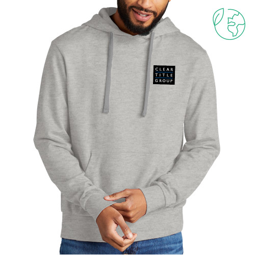 Allmade Light Grey Organic French Terry Pullover Hoodie-Clear Title Group