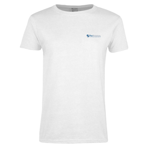 Womens White Short Sleeve Tee-Pro National Title Agency