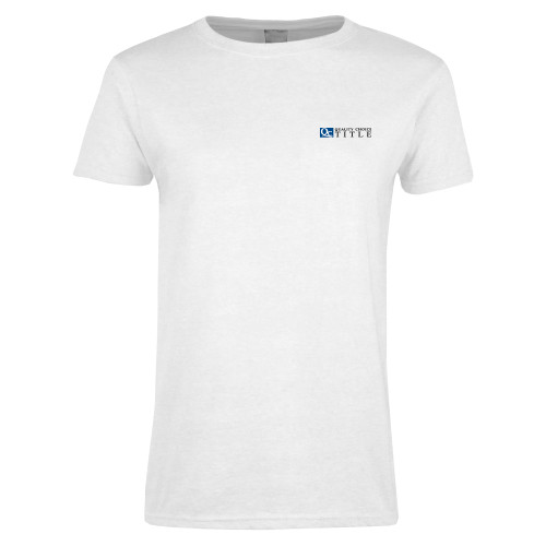 Womens White Short Sleeve Tee-Quality Choice Title