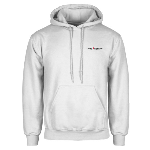 White Fleece Hoodie-TATCO