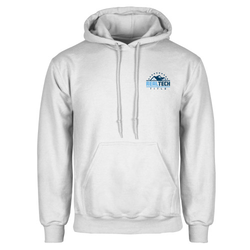 White Fleece Hoodie-Real Tech Title