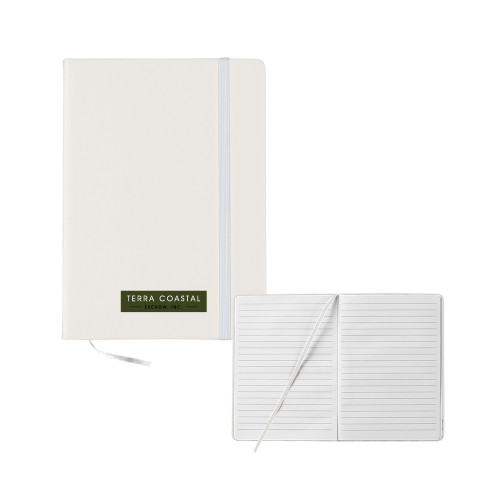 5x7 White Hard Cover Journal-Terra Coastal Escrow