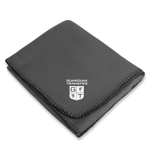 Grey Arctic Fleece Blanket-Guardian Transfer Vertical