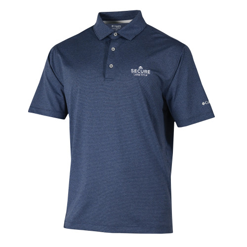 Columbia Navy Sand Tee Polo-Secure Land Title