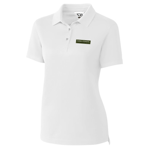 C&B Womens White Advantage Polo-Terra Coastal Escrow