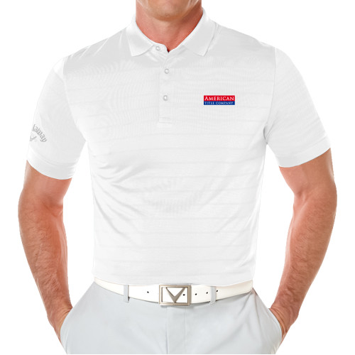 Callaway Opti Vent White Polo-American Title Company