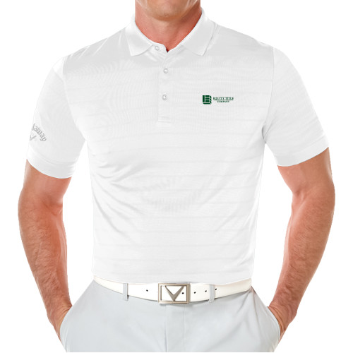 Callaway Opti Vent White Polo-Equity Title Company