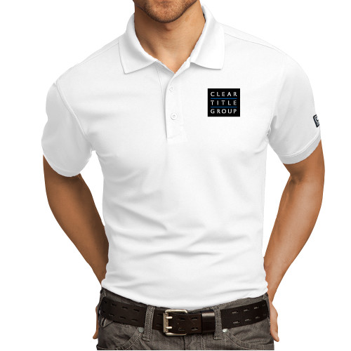 OGIO White Caliber 2.0 Polo-Clear Title Group