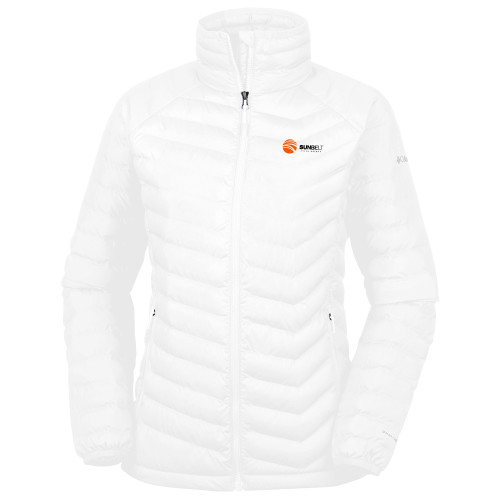 Columbia Womens White Powder Lite Jacket-Sunbelt Title Agency