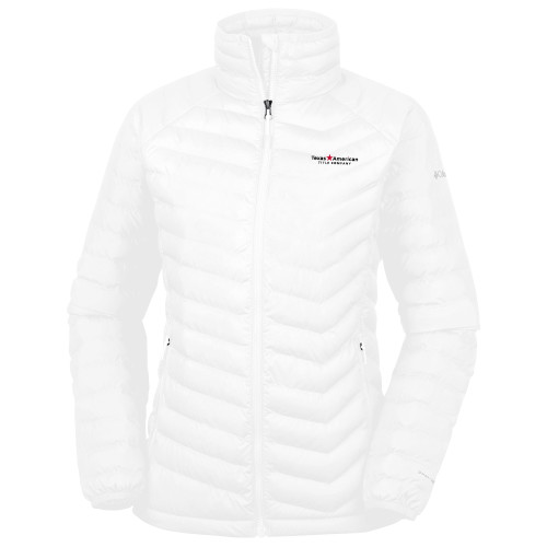 Columbia Womens White Powder Lite Jacket-TATCO