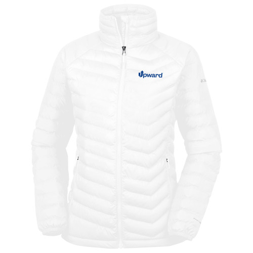 Columbia Womens White Powder Lite Jacket-Upward Title Company