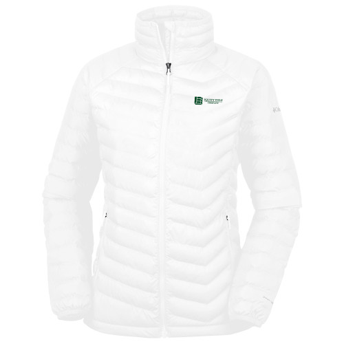 Columbia Womens White Powder Lite Jacket-Equity Title Company