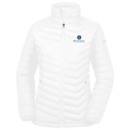 Columbia Womens White Powder Lite Jacket-Mid-Atlantic Settlement Services