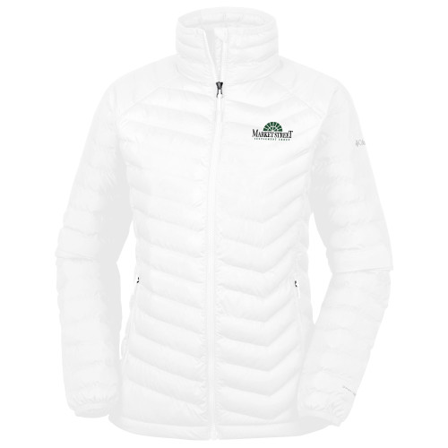 Columbia Womens White Powder Lite Jacket-Market Street Settlement Group